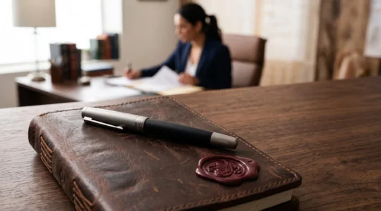 Stylo posé sur un document juridique scellé, symbolisant la solidité d'un contrat bien rédigé face à une contestation